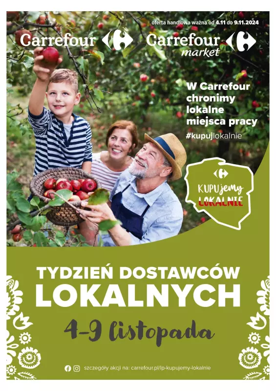 Carrefour Market - gazetka promocyjna Gazetka Kupujemy lokalnie  