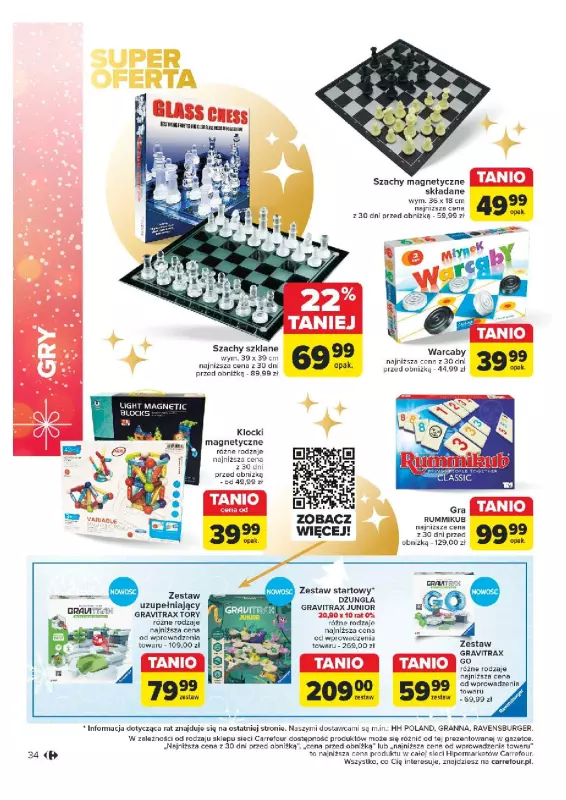 Carrefour Market - gazetka promocyjna Katalog Zabawek od wtorku 05.11 do wtorku 24.12 - strona 34