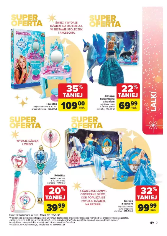 Carrefour Market - gazetka promocyjna Katalog Zabawek od wtorku 05.11 do wtorku 24.12 - strona 21