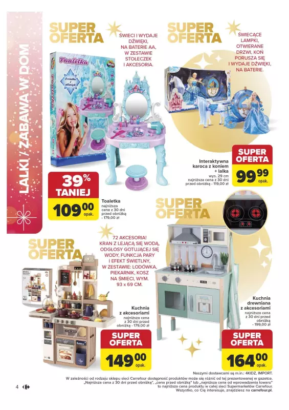 Carrefour Market - gazetka promocyjna Katalog zabawek od środy 13.11 do wtorku 24.12 - strona 4