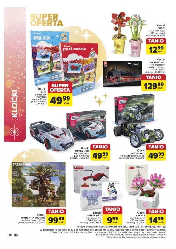 Carrefour Market - gazetka promocyjna Katalog zabawek od środy 13.11 do wtorku 24.12 - strona 10