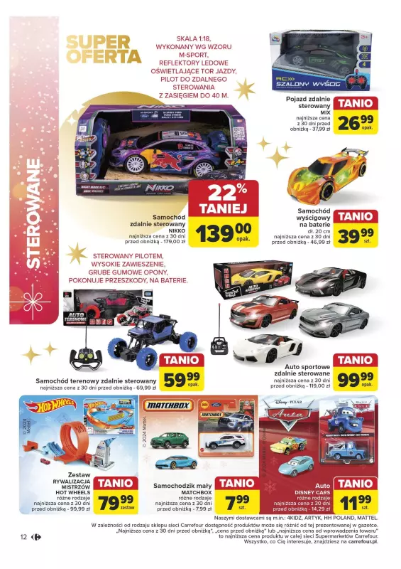 Carrefour Market - gazetka promocyjna Katalog zabawek od środy 13.11 do wtorku 24.12 - strona 12