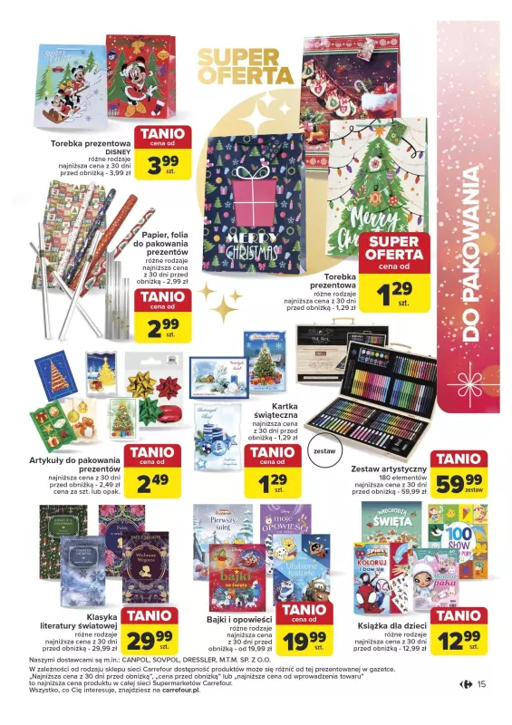 Carrefour Market - gazetka promocyjna Katalog zabawek od środy 13.11 do wtorku 24.12 - strona 15