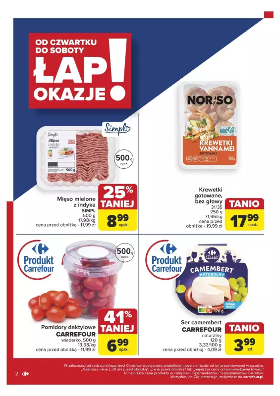 Carrefour Market - gazetka promocyjna Gazetka Łap okazje! od czwartku 14.11 do soboty 16.11 - strona 2