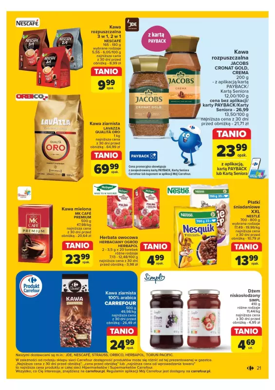 Carrefour Market - gazetka promocyjna Carrefour Market od poniedziałku 18.11 do soboty 23.11 - strona 21