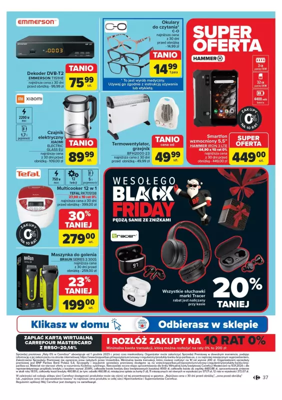 Carrefour Market - gazetka promocyjna Carrefour Market od poniedziałku 18.11 do soboty 23.11 - strona 37