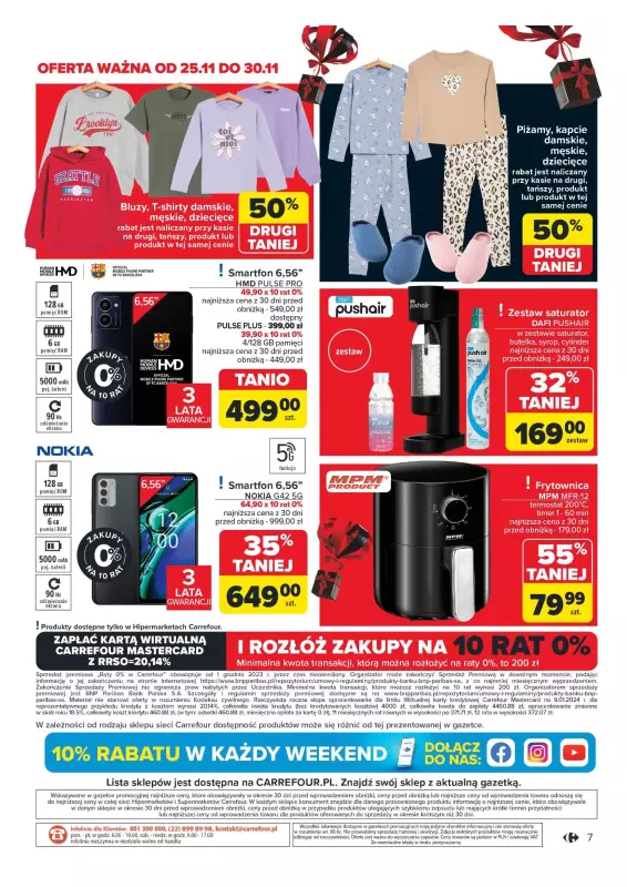 Carrefour Market - gazetka promocyjna Gazetka BLACK FRIDAY od poniedziałku 18.11 do soboty 23.11 - strona 7