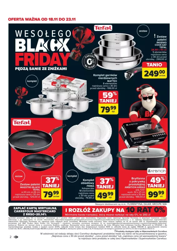 Carrefour Market - gazetka promocyjna Gazetka BLACK FRIDAY od poniedziałku 18.11 do soboty 23.11 - strona 2