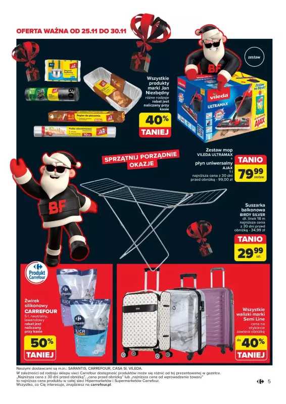 Carrefour Market - gazetka promocyjna Gazetka BLACK FRIDAY od poniedziałku 18.11 do soboty 23.11 - strona 5