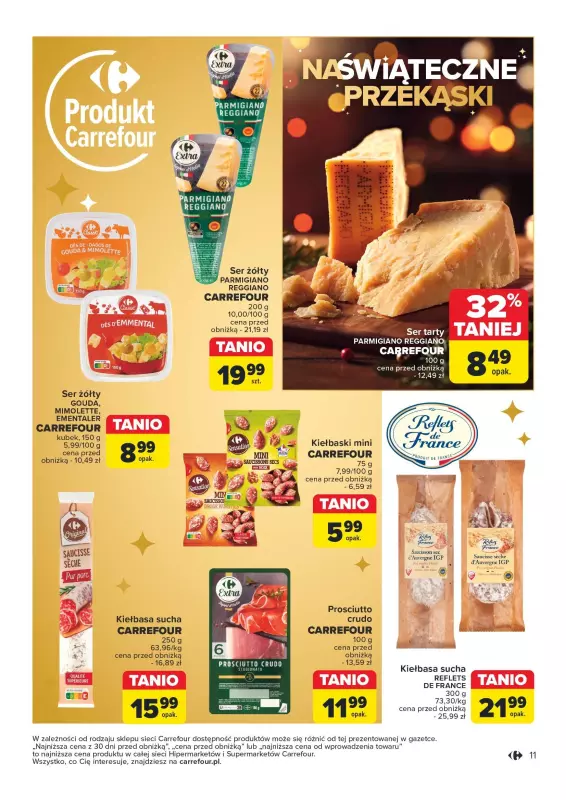 Carrefour Market - gazetka promocyjna Gazetka Rozsmakuj się w świętach od wtorku 19.11 do soboty 30.11 - strona 11