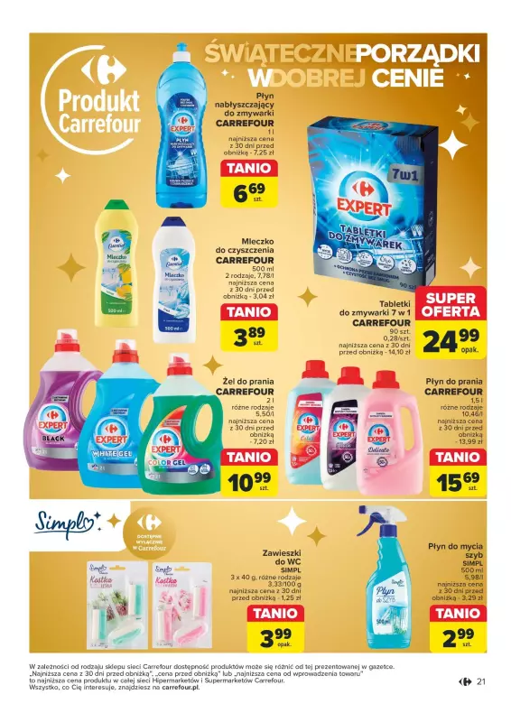 Carrefour Market - gazetka promocyjna Gazetka Rozsmakuj się w świętach od wtorku 19.11 do soboty 30.11 - strona 21