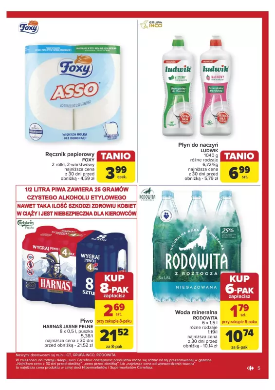 Carrefour Market - gazetka promocyjna Gazetka Łap okazje! od czwartku 21.11 do soboty 23.11 - strona 5