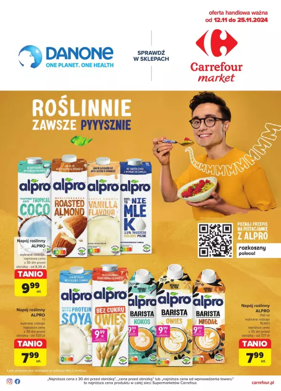 Carrefour Market - gazetka promocyjna Gazetka Roślinnie zawsze pysznie od wtorku 19.11 do poniedziałku 25.11