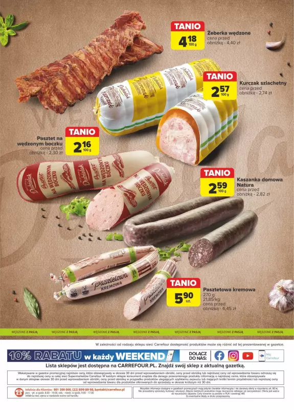 Carrefour Market - gazetka promocyjna Gazetka Wyśmienite wędliny od wtorku 19.11 do niedzieli 24.11 - strona 2