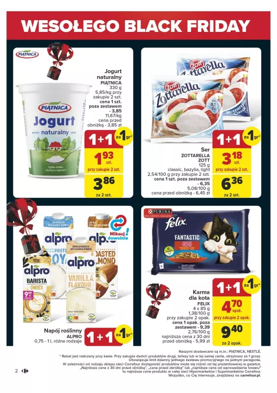 Carrefour Market - gazetka promocyjna Carrefour Market od poniedziałku 25.11 do soboty 30.11 - strona 2