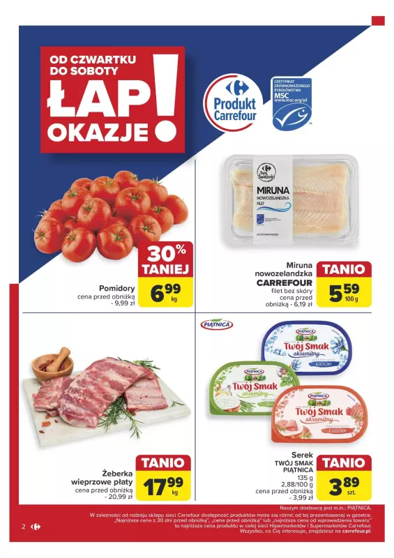 Carrefour Market - gazetka promocyjna Gazetka Łap okazje! od czwartku 28.11 do soboty 30.11 - strona 2