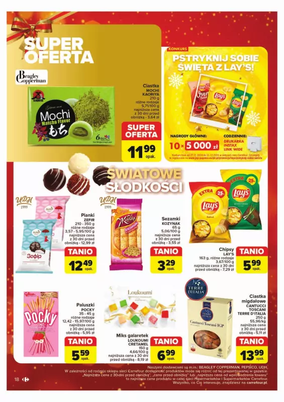 Carrefour Market - gazetka promocyjna Gazetka Rozsmakuj się w świętach w najlepszych cenach od poniedziałku 02.12 do soboty 07.12 - strona 18