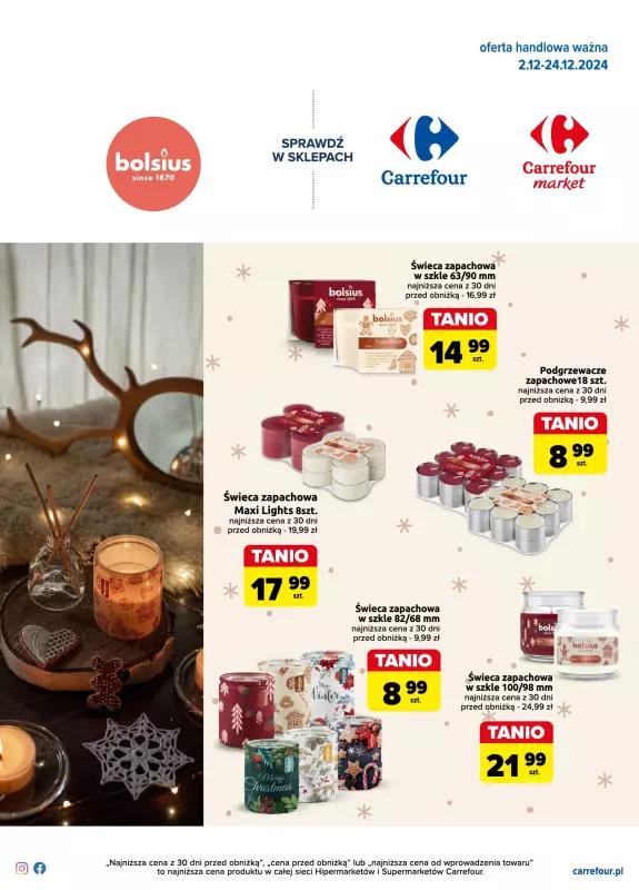 Carrefour Market - gazetka promocyjna Gazetka Świąteczne aromaty od poniedziałku 02.12 do wtorku 24.12