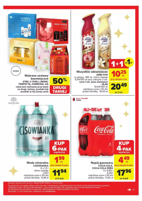 Carrefour Market - gazetka promocyjna Gazetka Łap okazje! od czwartku 05.12 do soboty 07.12 - strona 5