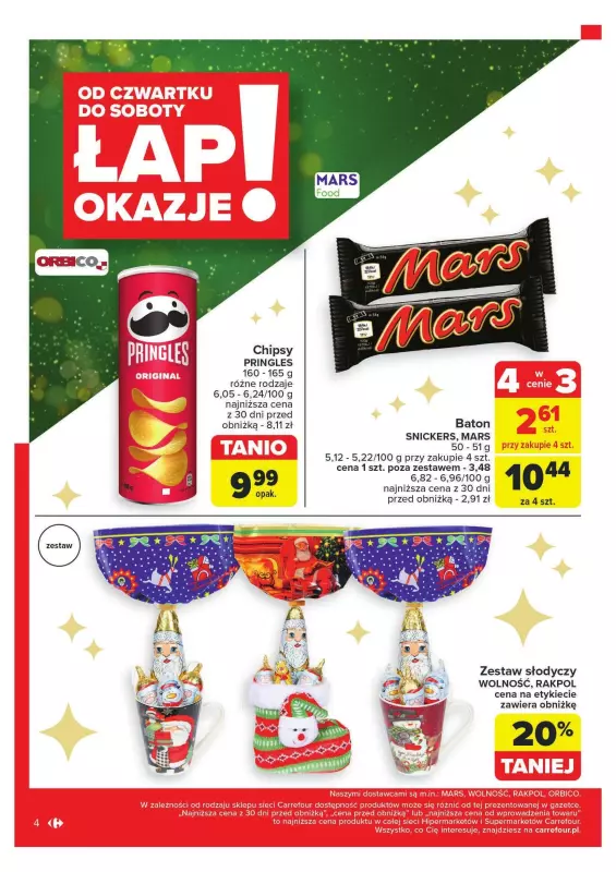 Carrefour Market - gazetka promocyjna Gazetka Łap okazje! od czwartku 05.12 do soboty 07.12 - strona 4