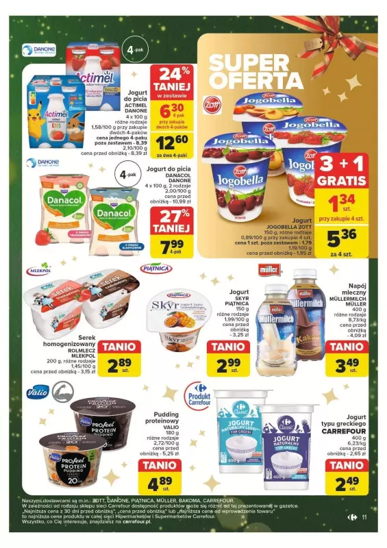 Carrefour Market - gazetka promocyjna Gazetka Carrefour Market od poniedziałku 09.12 do niedzieli 15.12 - strona 11