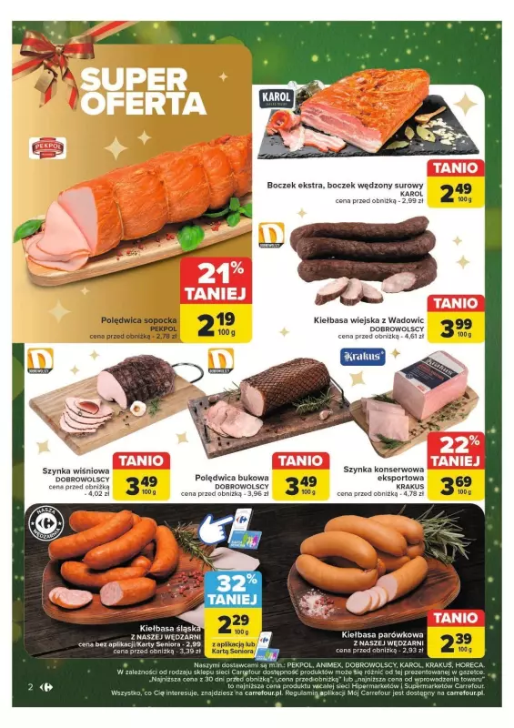 Carrefour Market - gazetka promocyjna Gazetka Carrefour Market od poniedziałku 09.12 do niedzieli 15.12 - strona 2