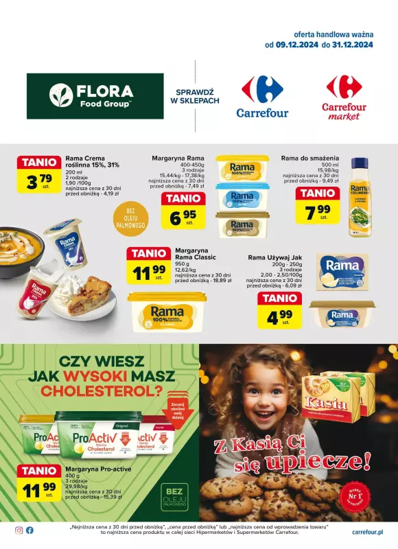 Carrefour Market - gazetka promocyjna Wypieki na Święta od poniedziałku 09.12 do wtorku 31.12