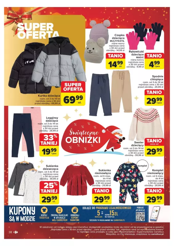 Carrefour Market - gazetka promocyjna Gazetka Carrefour Market od poniedziałku 16.12 do wtorku 24.12 - strona 38