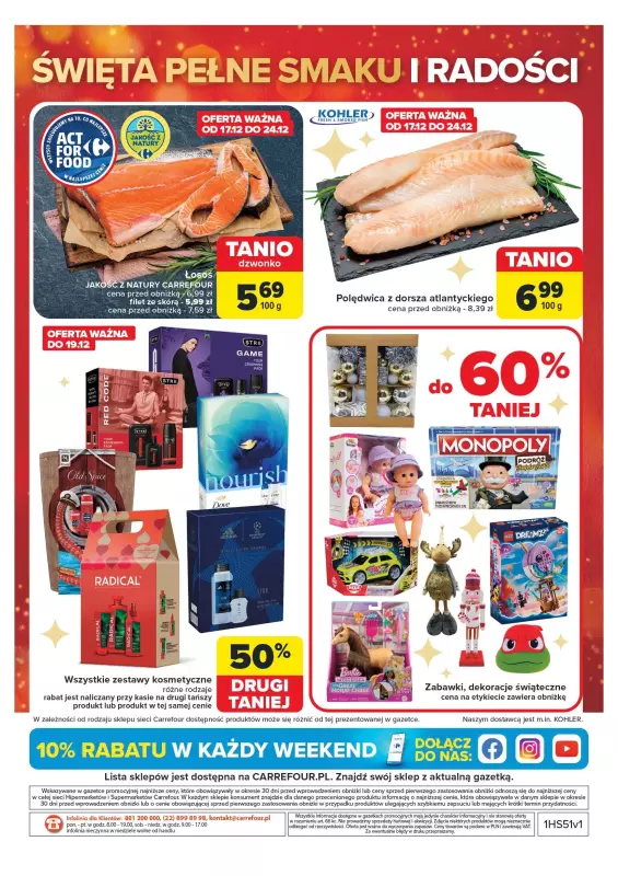 Carrefour Market - gazetka promocyjna Gazetka Carrefour Market od poniedziałku 16.12 do wtorku 24.12 - strona 40