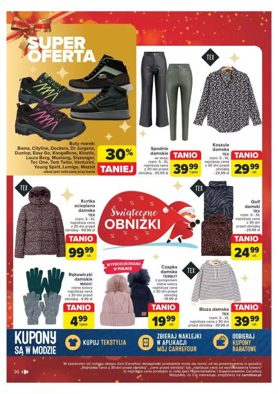 Carrefour Market - gazetka promocyjna Gazetka Carrefour Market od poniedziałku 16.12 do wtorku 24.12 - strona 36