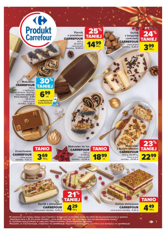 Carrefour Market - gazetka promocyjna Gazetka Carrefour Market od poniedziałku 16.12 do wtorku 24.12 - strona 7