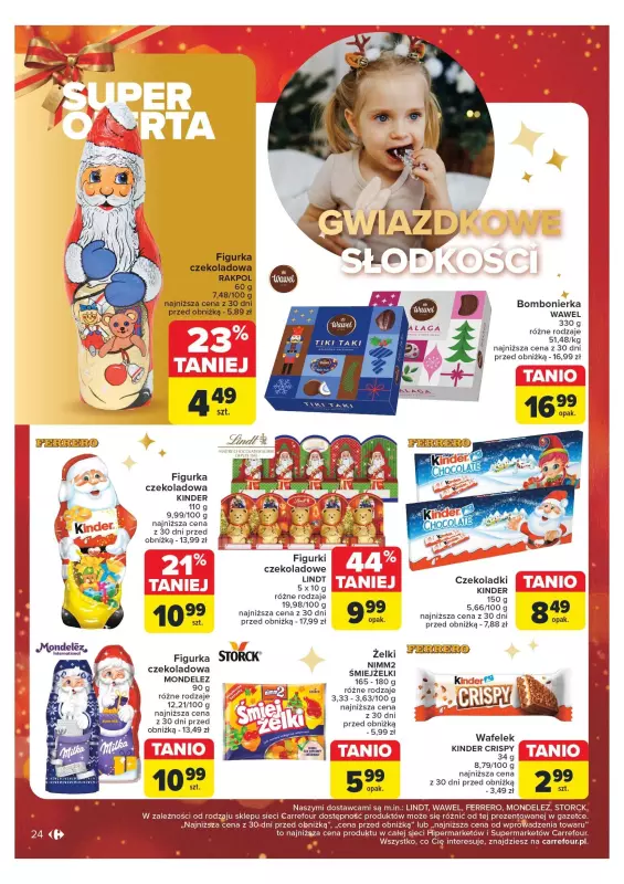 Carrefour Market - gazetka promocyjna Gazetka Carrefour Market od poniedziałku 16.12 do wtorku 24.12 - strona 24