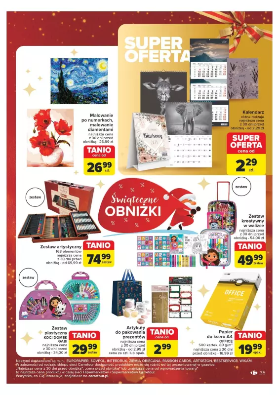 Carrefour Market - gazetka promocyjna Gazetka Carrefour Market od poniedziałku 16.12 do wtorku 24.12 - strona 35