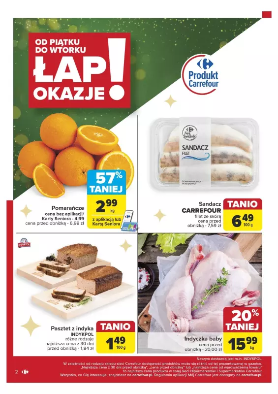 Carrefour Market - gazetka promocyjna Gazetka Łap okazje! od piątku 20.12 do wtorku 24.12 - strona 2