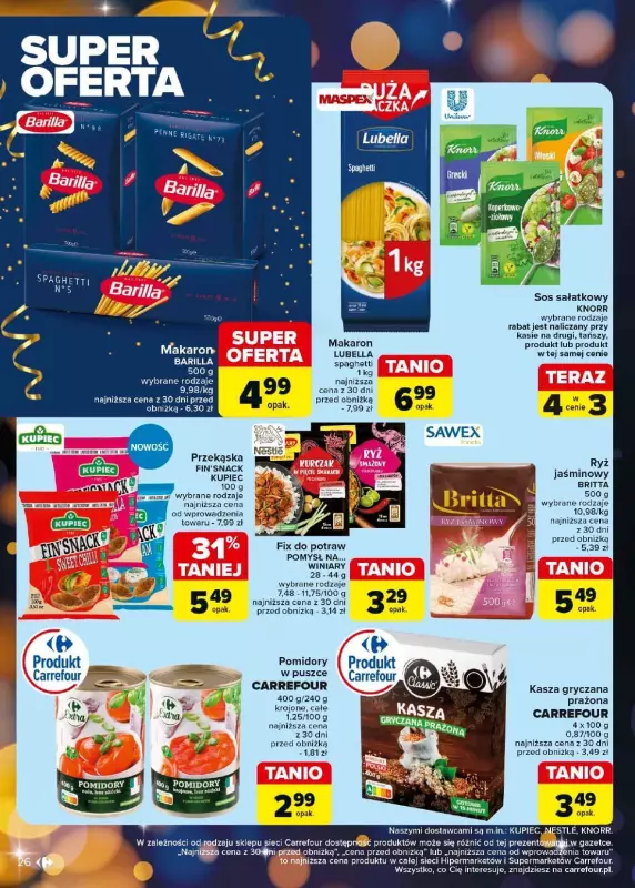 Carrefour Market - gazetka promocyjna Carrefour Market od piątku 27.12 do soboty 04.01 - strona 26