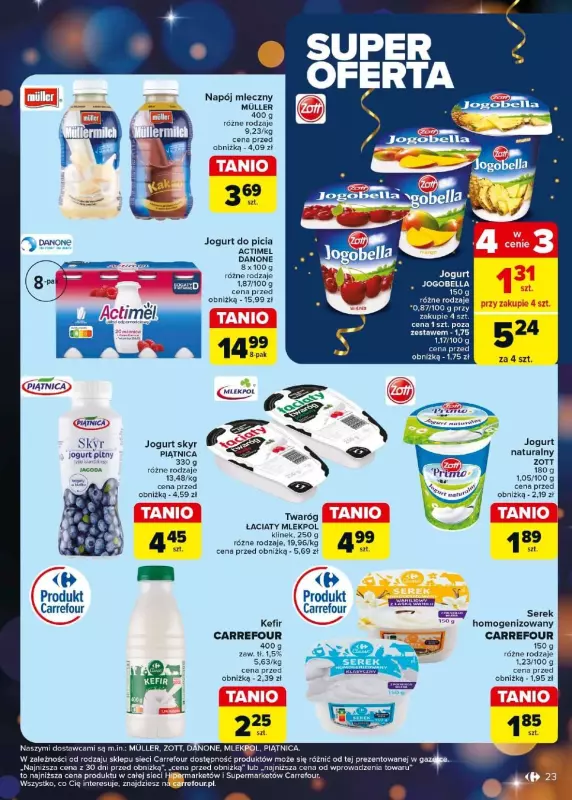 Carrefour Market - gazetka promocyjna Carrefour Market od piątku 27.12 do soboty 04.01 - strona 23