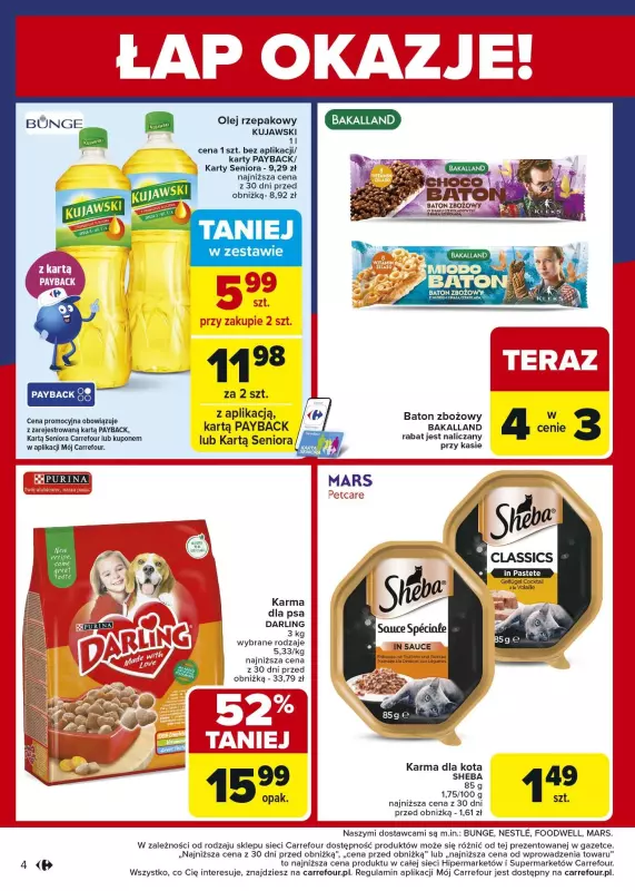 Carrefour Market - gazetka promocyjna Gazetka Łap okazje! od czwartku 02.01 do soboty 04.01 - strona 4