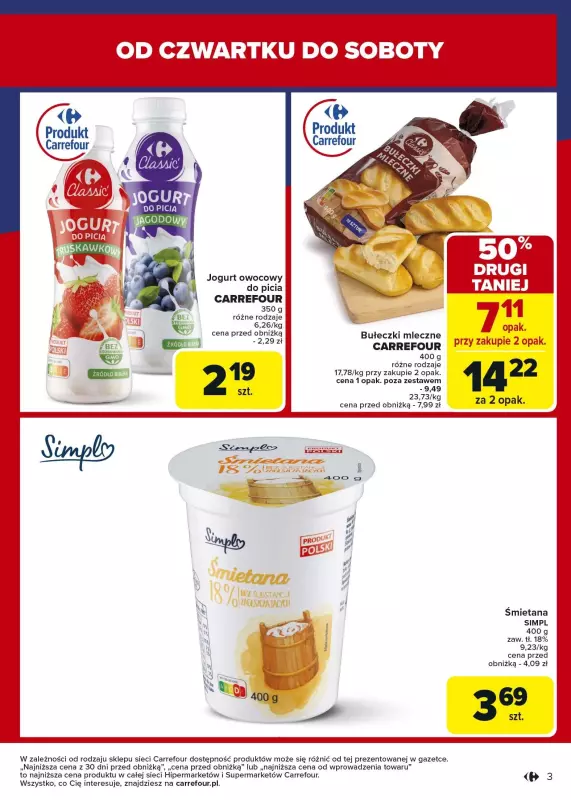 Carrefour Market - gazetka promocyjna Gazetka Łap okazje! od czwartku 02.01 do soboty 04.01 - strona 3