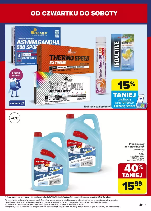 Carrefour Market - gazetka promocyjna Gazetka Łap okazje! od czwartku 02.01 do soboty 04.01 - strona 7