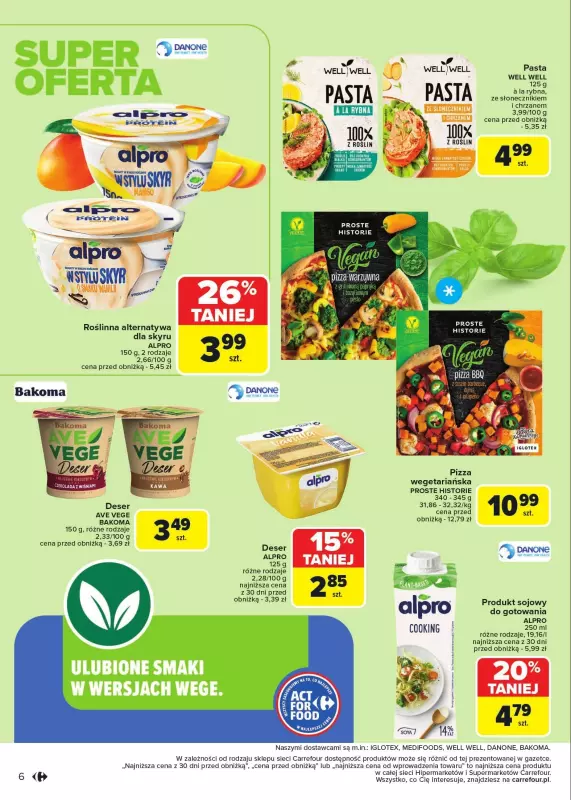 Carrefour Market - gazetka promocyjna Gazetka Act For Food od wtorku 07.01 do soboty 18.01 - strona 6