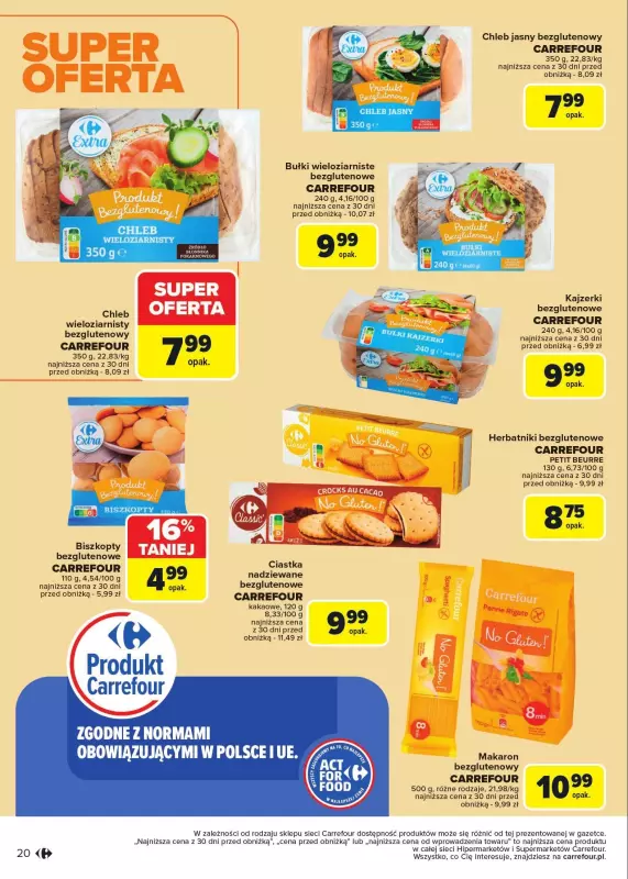 Carrefour Market - gazetka promocyjna Gazetka Act For Food od wtorku 07.01 do soboty 18.01 - strona 20