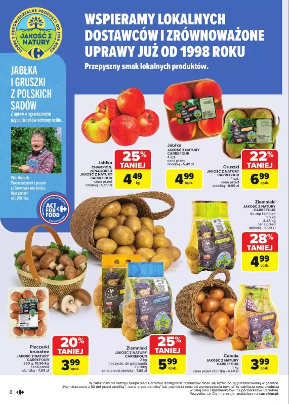 Carrefour Market - gazetka promocyjna Gazetka Act For Food od wtorku 07.01 do soboty 18.01 - strona 8