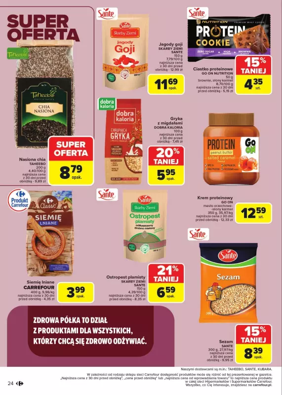 Carrefour Market - gazetka promocyjna Gazetka Act For Food od wtorku 07.01 do soboty 18.01 - strona 24