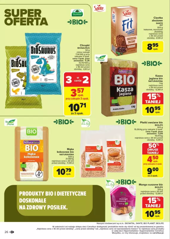 Carrefour Market - gazetka promocyjna Gazetka Act For Food od wtorku 07.01 do soboty 18.01 - strona 26