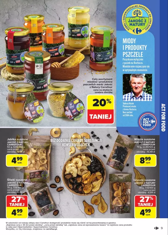 Carrefour Market - gazetka promocyjna Gazetka Act For Food od wtorku 07.01 do soboty 18.01 - strona 9