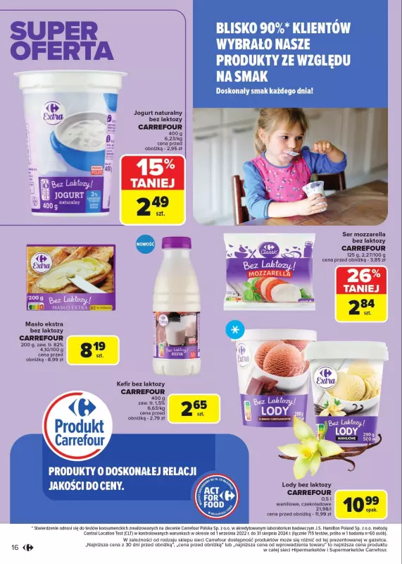 Carrefour Market - gazetka promocyjna Gazetka Act For Food od wtorku 07.01 do soboty 18.01 - strona 16