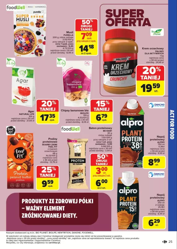 Carrefour Market - gazetka promocyjna Gazetka Act For Food od wtorku 07.01 do soboty 18.01 - strona 25