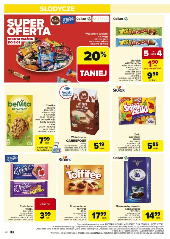 Carrefour Market - gazetka promocyjna Gazetka Carrefour Market od wtorku od wtorku 07.01 do soboty 11.01 - strona 20