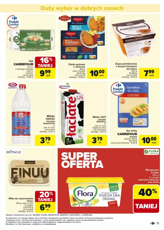 Carrefour Market - gazetka promocyjna Gazetka Carrefour Market od wtorku od wtorku 07.01 do soboty 11.01 - strona 15