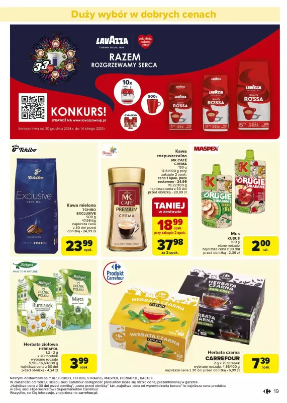 Carrefour Market - gazetka promocyjna Gazetka Carrefour Market od wtorku od wtorku 07.01 do soboty 11.01 - strona 19